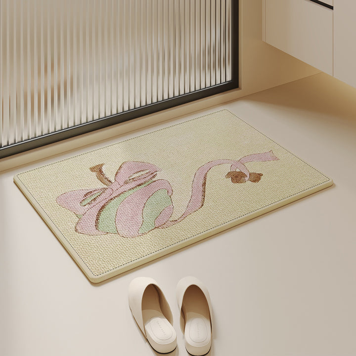 Playful Cat-Themed Bathroom Mat