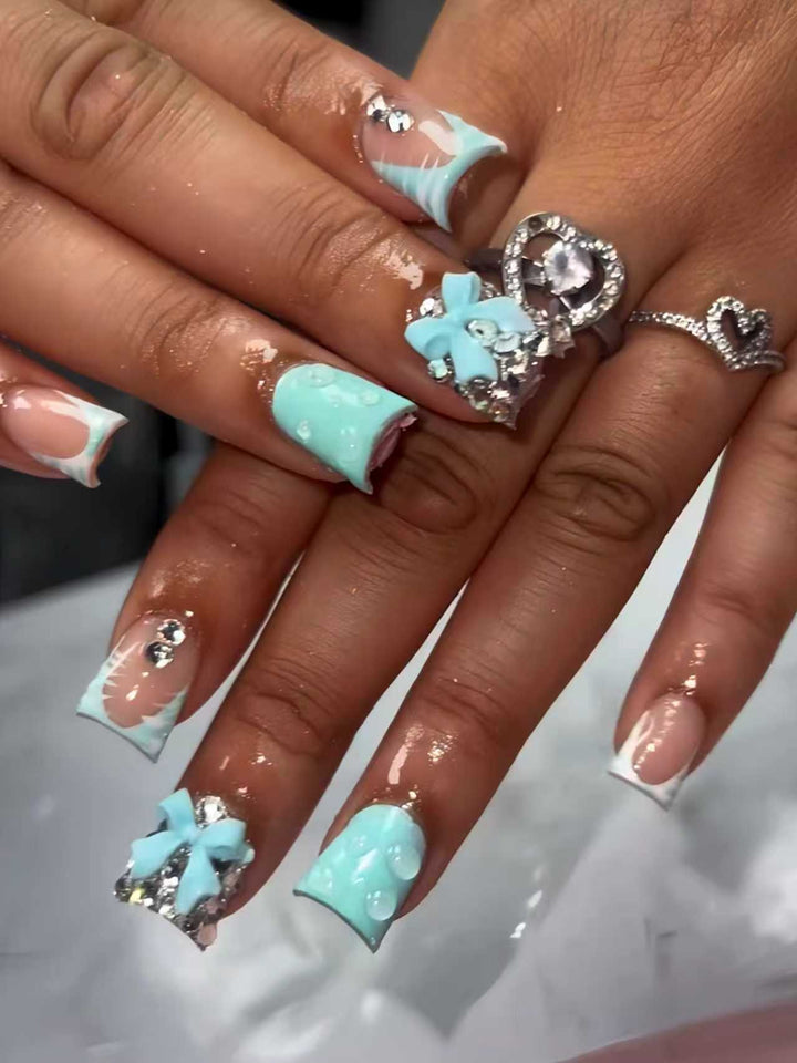 Decorative 3D Press-On Nail Extensions Stornfield