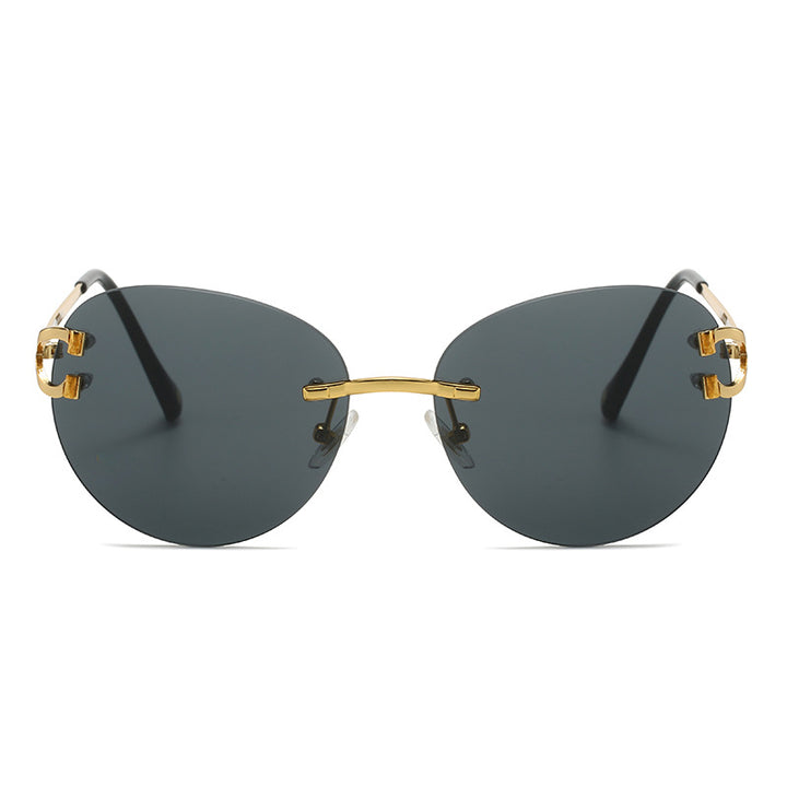 Ladies elegant Cat-Eye sunglasses with gold accents and UV protection Stornfield