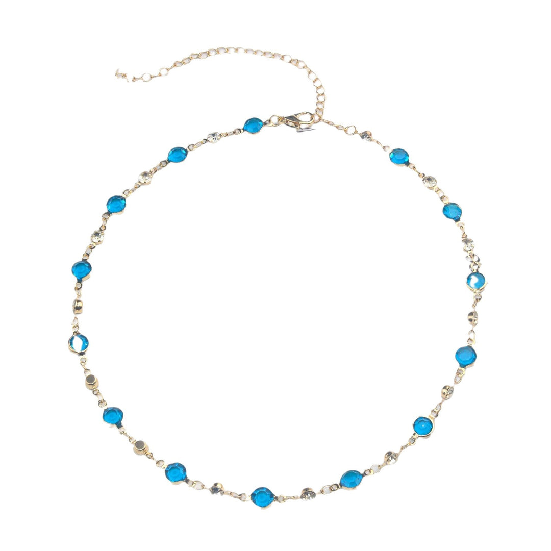 Elegant Stone Rhinestone Necklace Stornfield