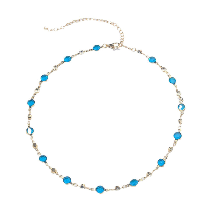 Elegant Stone Rhinestone Necklace Stornfield