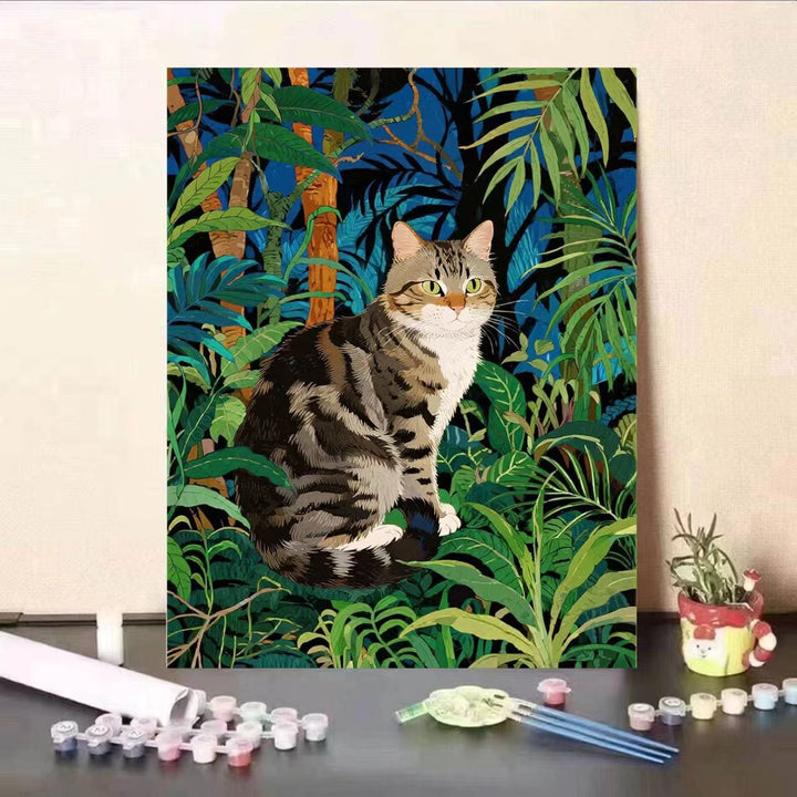 Cat-Themed Paint by Numbers Art Kit Stornfield