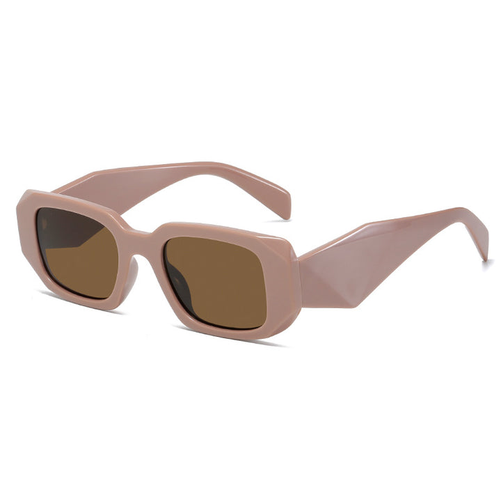Women’s square designer sunglasses with modern accented frame Stornfield