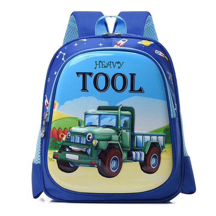 Kids' Fun Truck-Themed School Backpack Stornfield