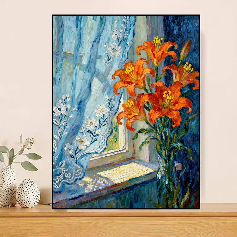 Vintage Floral Canvas Art Print Stornfield