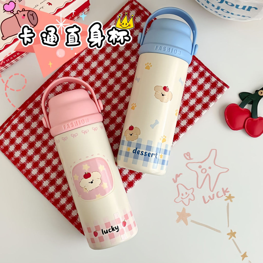 Ladies thermos bottle with playful animal design Stornfield