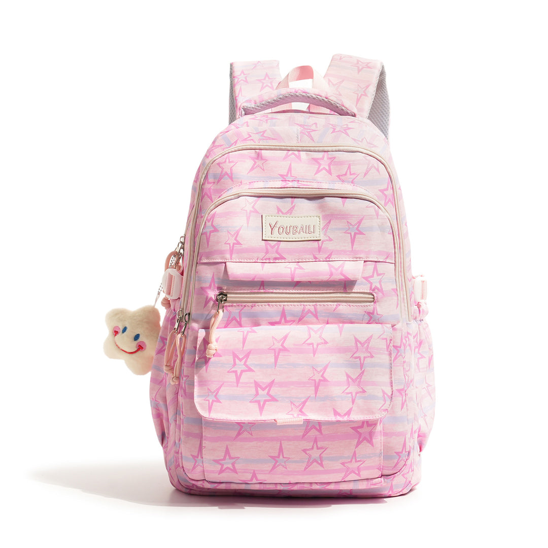 Fun Star-Patterned School Backpack Stornfield