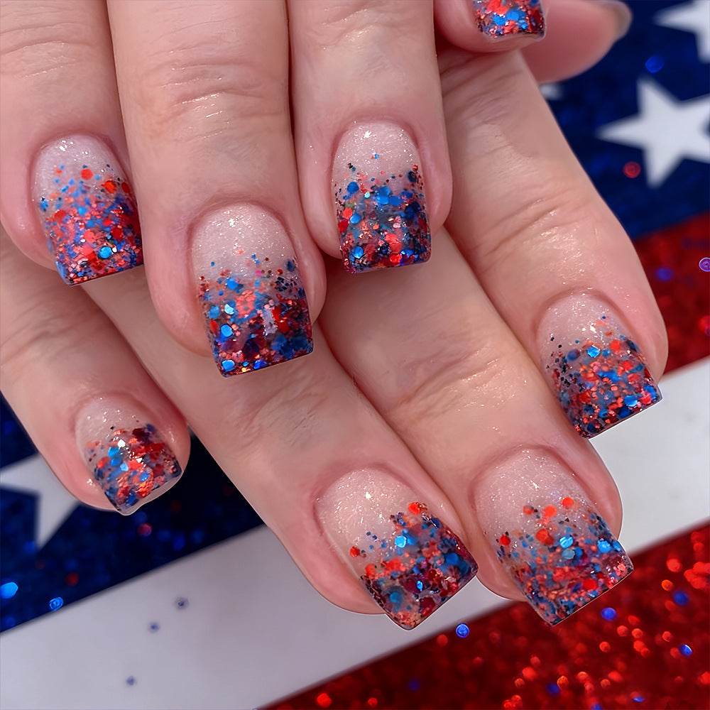 Glitter Gradient Press-On Nail Set Stornfield