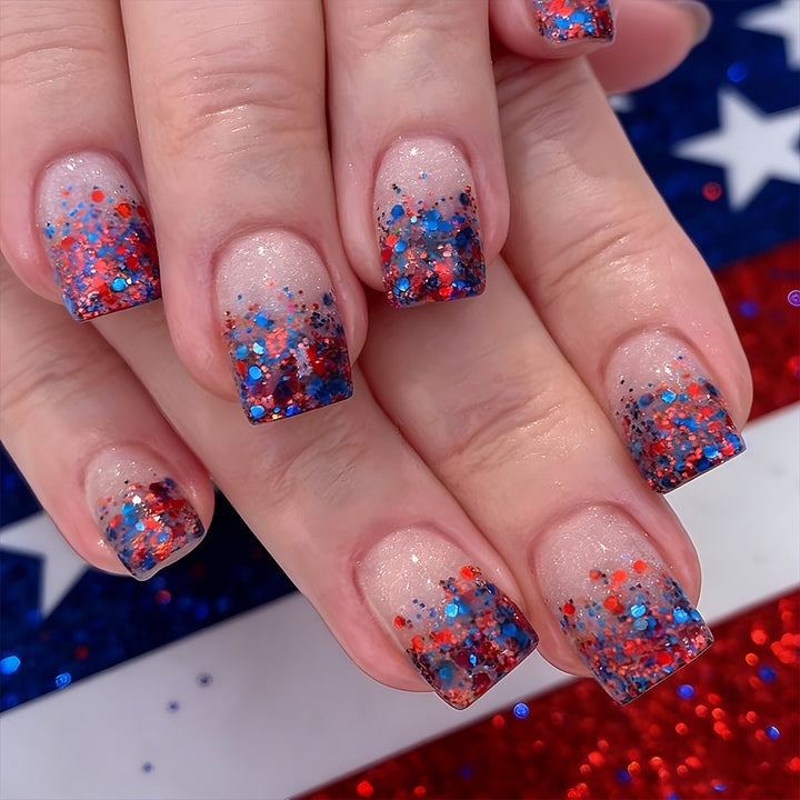 Glitter Gradient Press-On Nail Set Stornfield