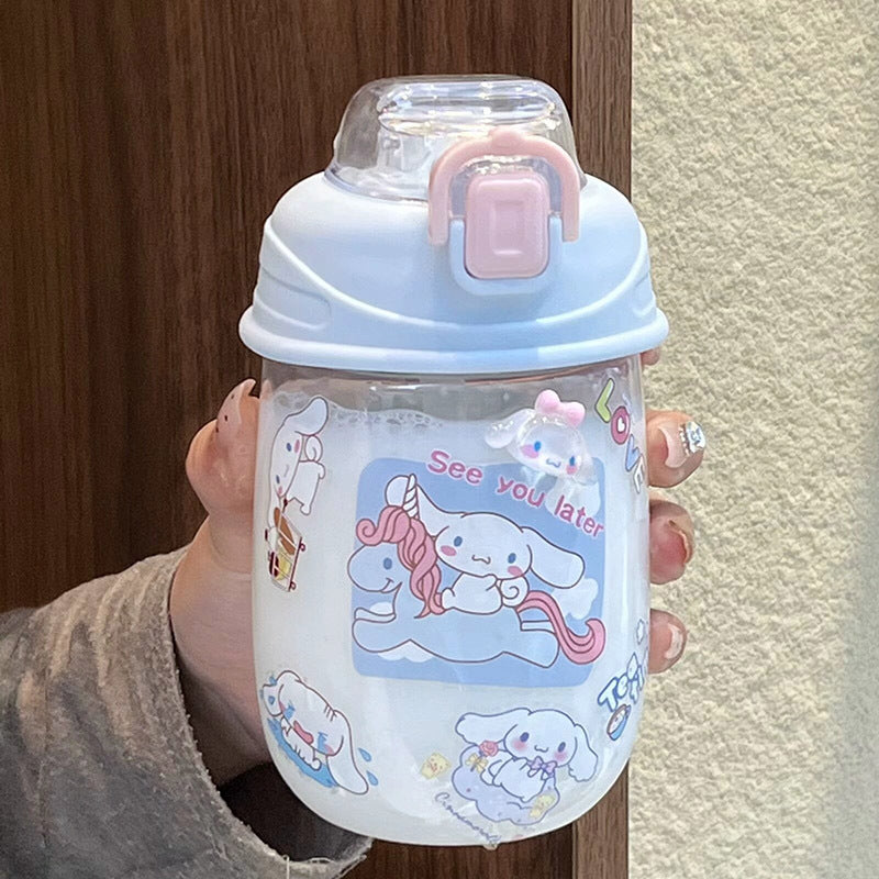 Women's playful drinking bottle with unique safety closure Stornfield