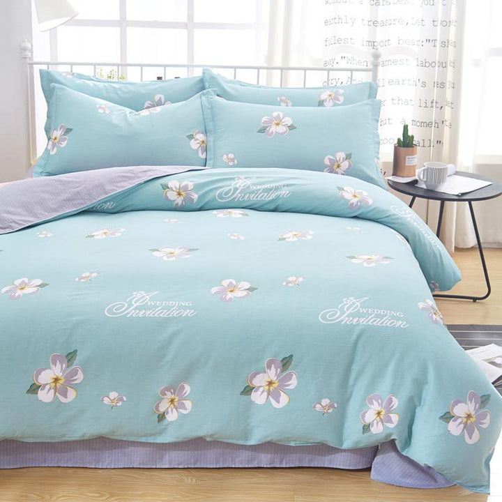 Playful Bear Checkered Comforter Set