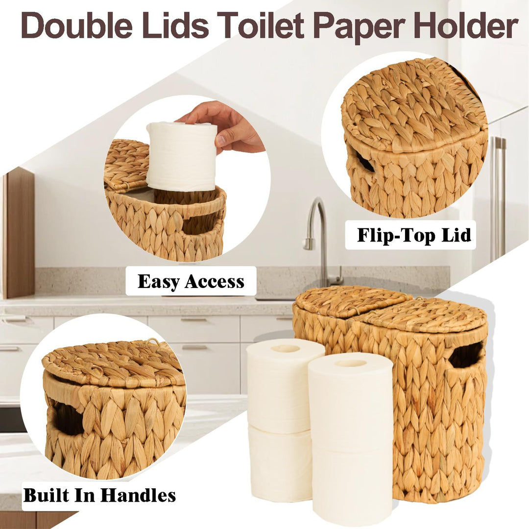 Handcrafted Woven Natural Fiber Napkin Holder Stornfield