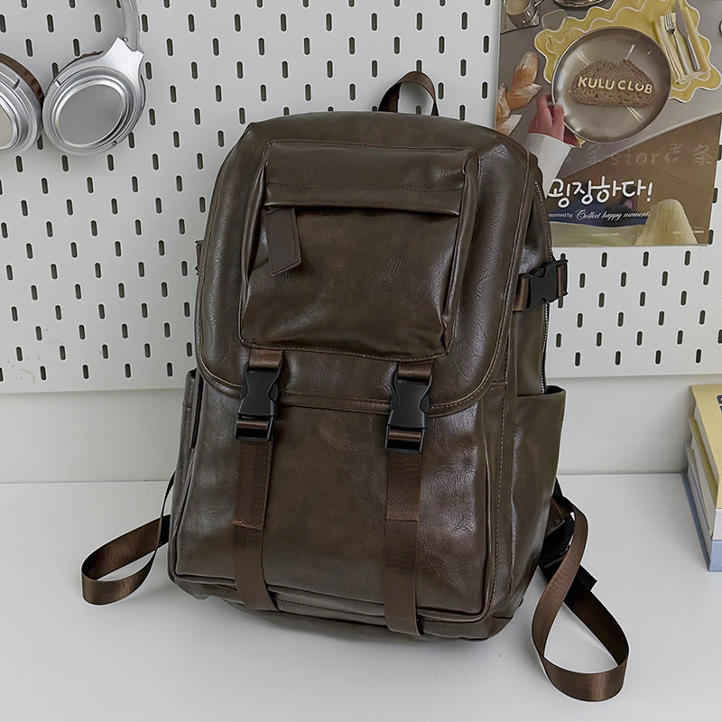 Structured Leather Backpack Stornfield