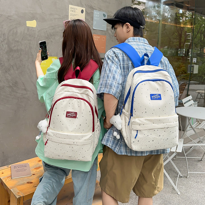 Star-Print Spacious Backpack Stornfield