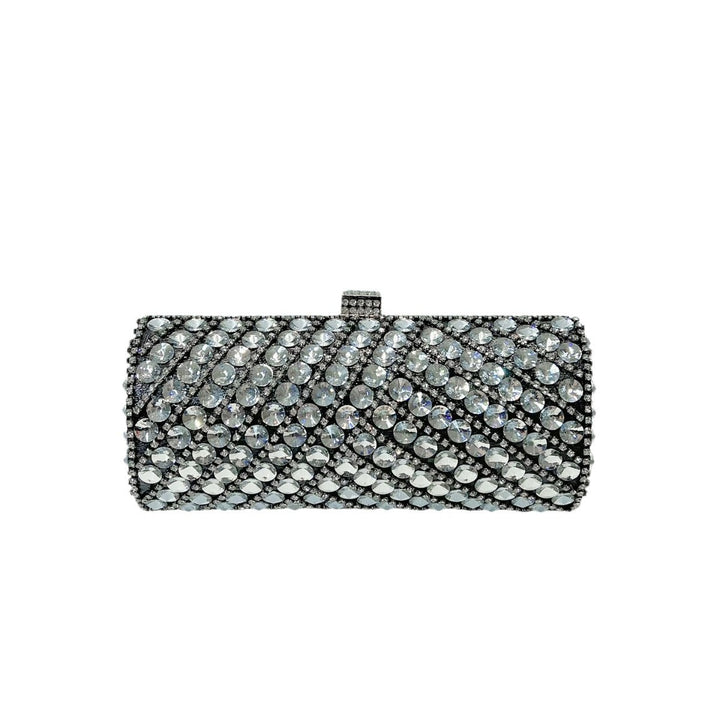 Sparkling Crystal-Studded Evening Clutch