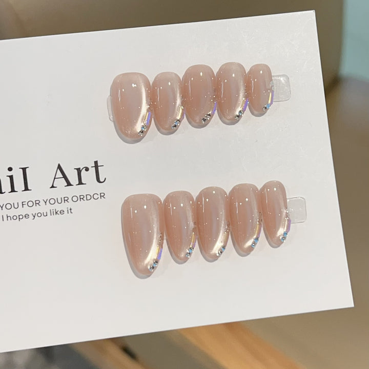 Artificial nails with Romantic Design Stornfield