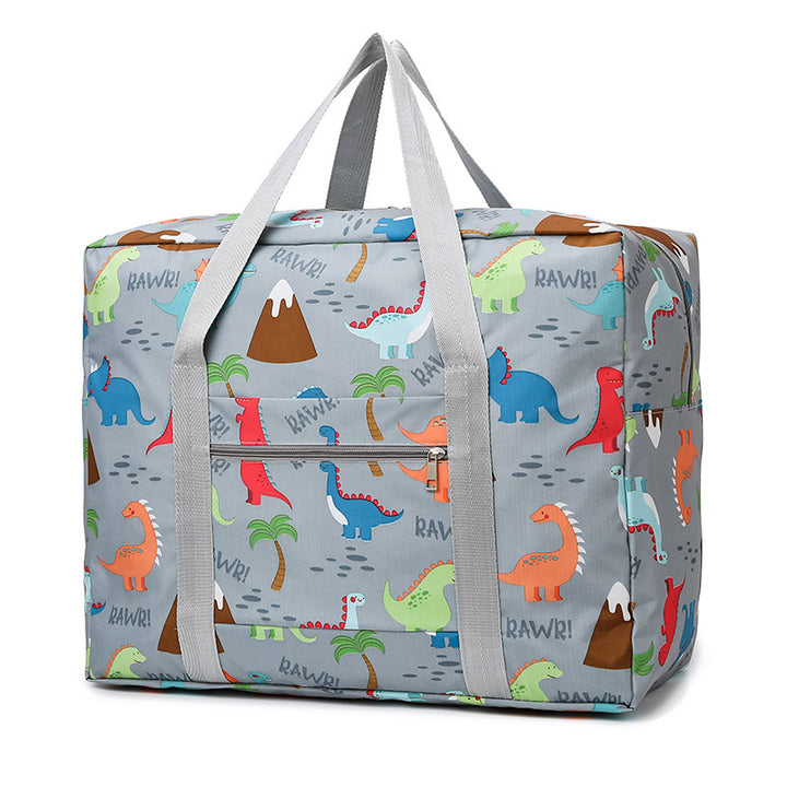 Fun Dinosaur Print Travel Tote