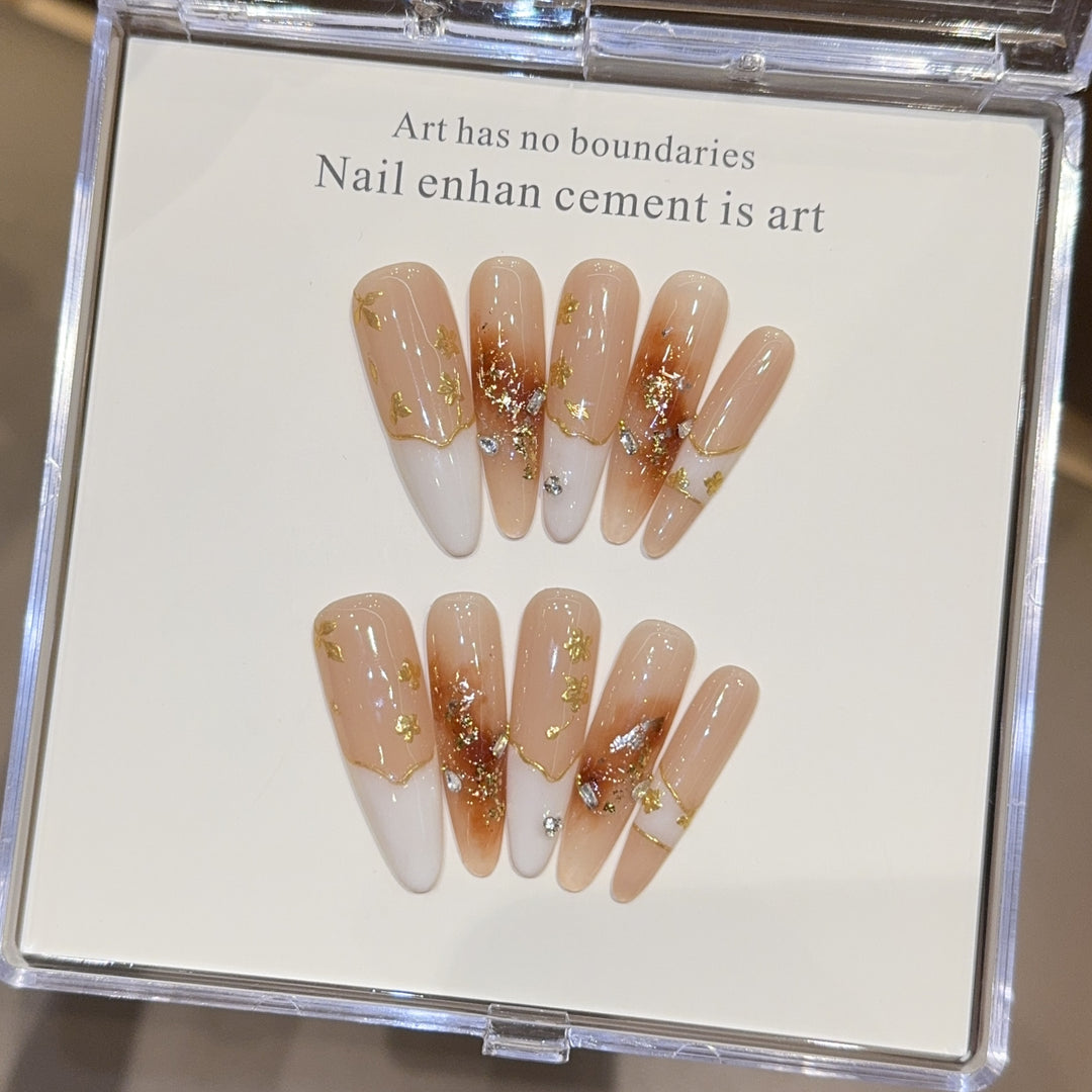 Artificial nails with noble accents Stornfield