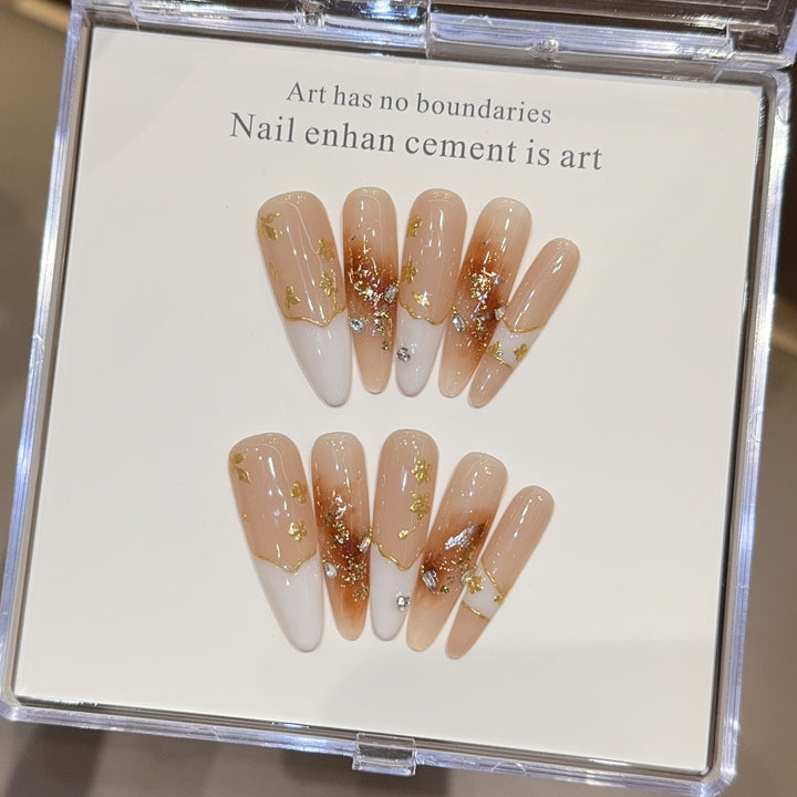 Artificial nails with noble accents Stornfield