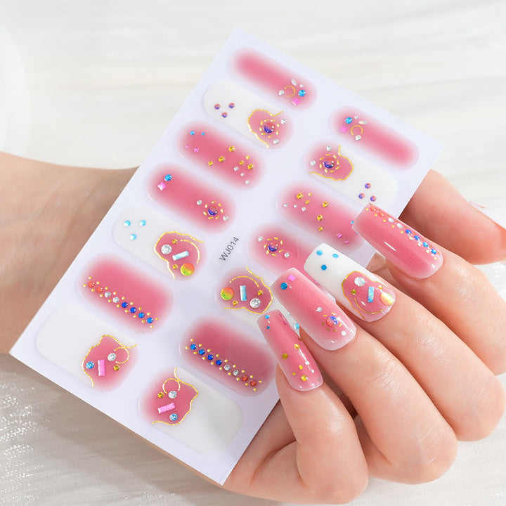 Festive Decorative Nail Art Sheet