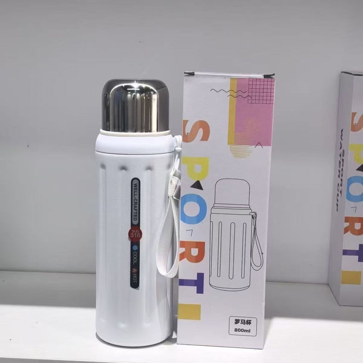 Unisex Thermal Insulated Bottle with Practical Carrying Handle Stornfield