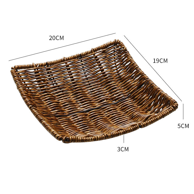 Decorative Handwoven Serving Tray Stornfield
