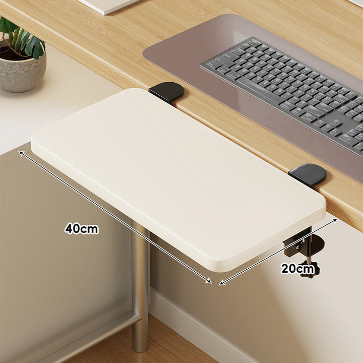 Extra-Wide Low-Profile Under-Desk Slide-Out Keyboard and Mouse Platform
