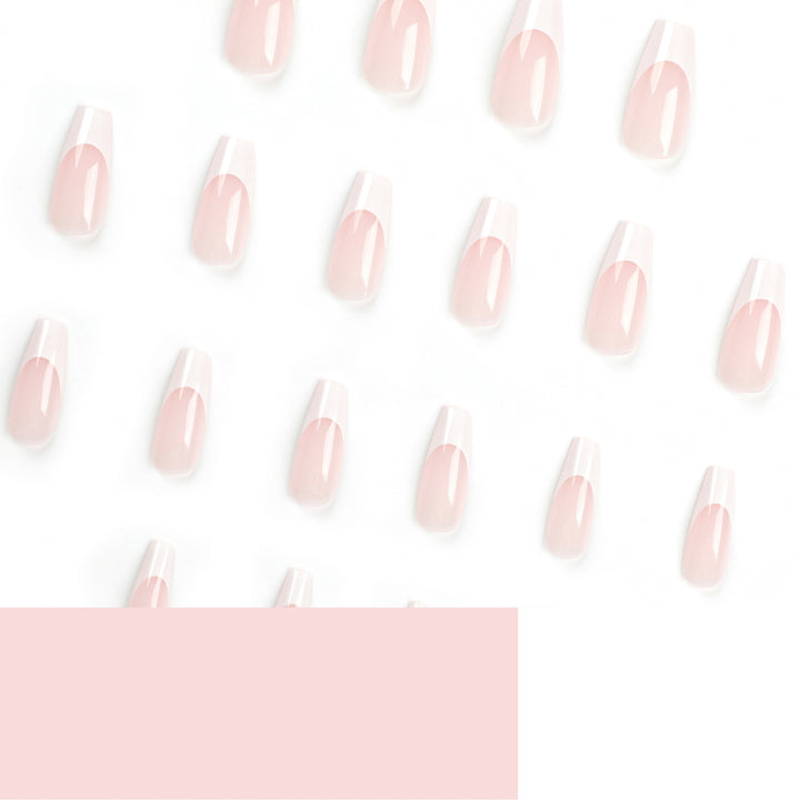 Artful nail extensions with translucent French tip Stornfield