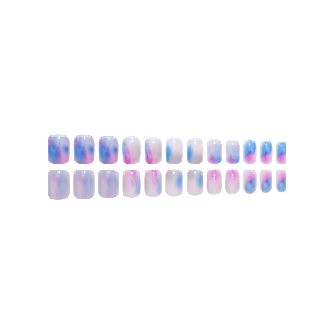 Artistic Watercolor Nail Extensions Stornfield