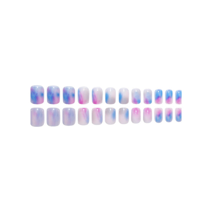 Artistic Watercolor Nail Extensions Stornfield