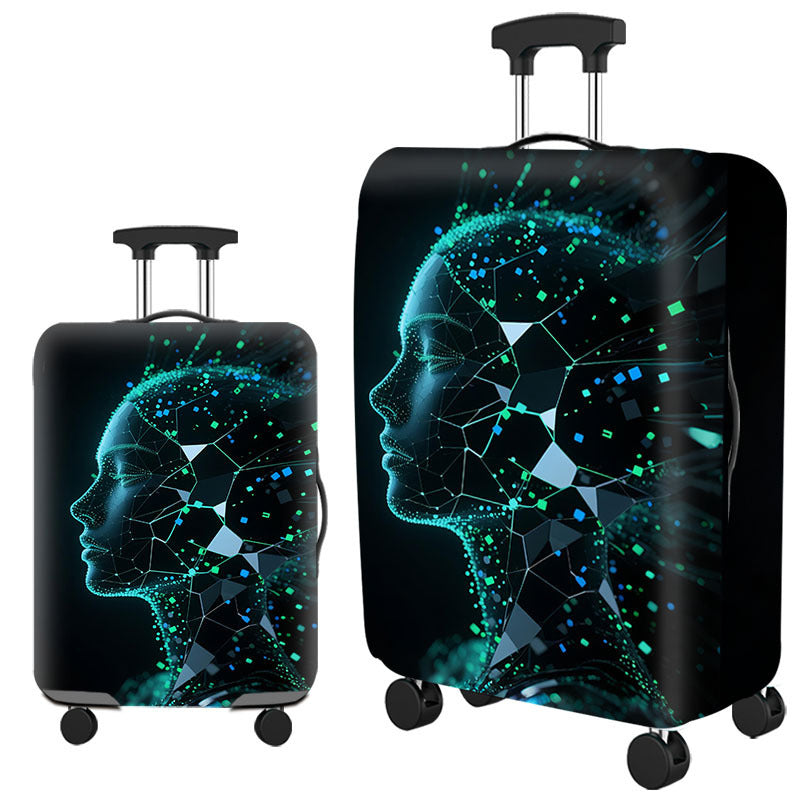 Unisex Hard-shell Suitcase with Playful Hedgehog Design Stornfield