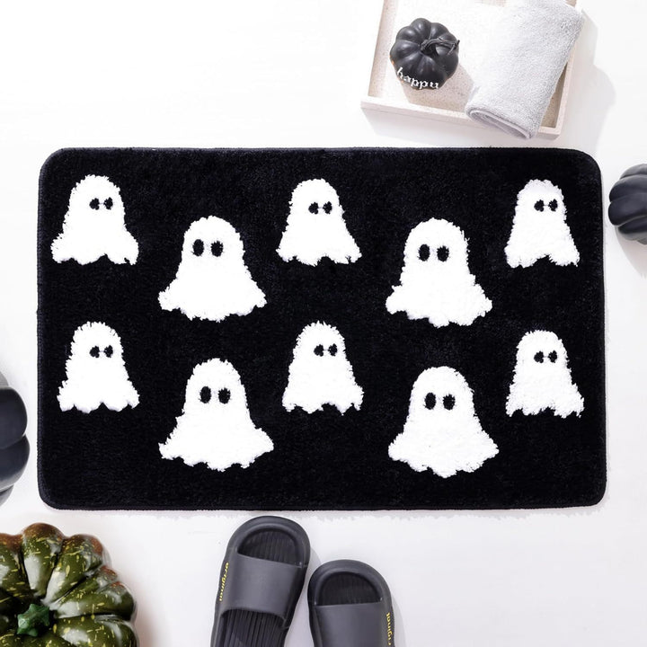 Halloween-Themed Ghost Bath Mat Stornfield