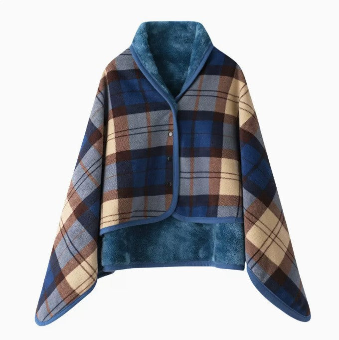 Ladies elegant warmkeeping poncho blanket Stornfield