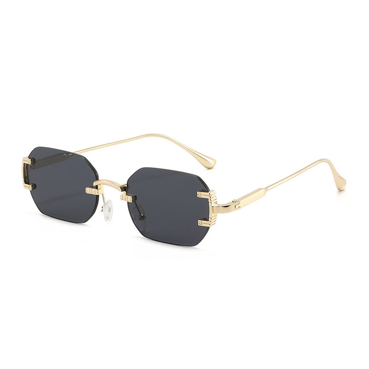 Ladies geometric sunglasses with luxurious metal frame and protective UV filter Stornfield