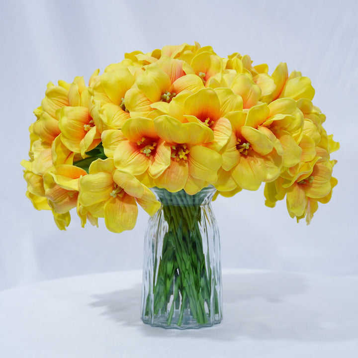 Lifelike Yellow Floral Bouquet
