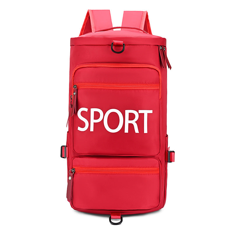 Sporty backpack with multiple compartments and reflective elements Stornfield