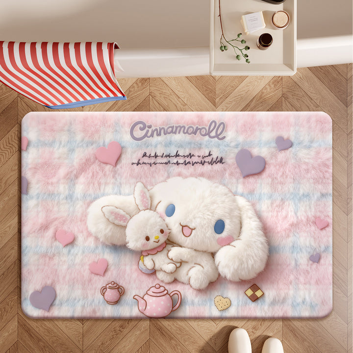 Cute Themed Plush Bath Mat