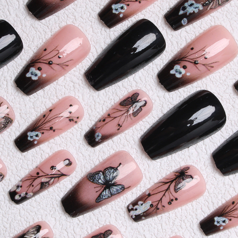 Artistic Butterfly Press-On Nails Stornfield