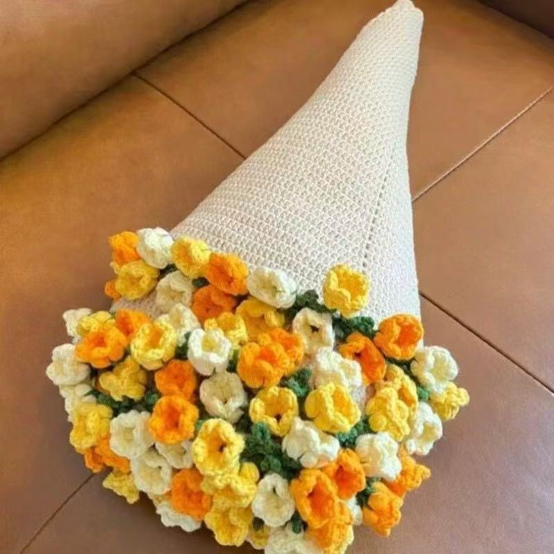 Decorative Floral Knit