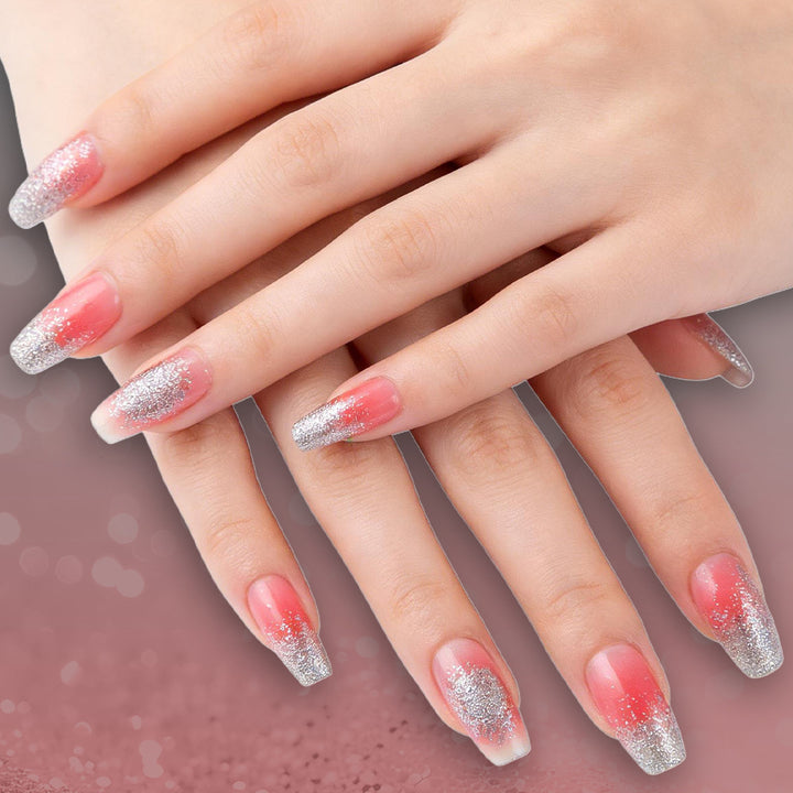 Glitter Ombre Press-On Nails Stornfield