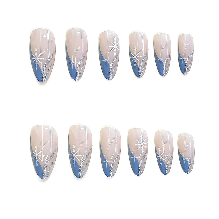 Artistic Floral Design Press-On Nails Stornfield