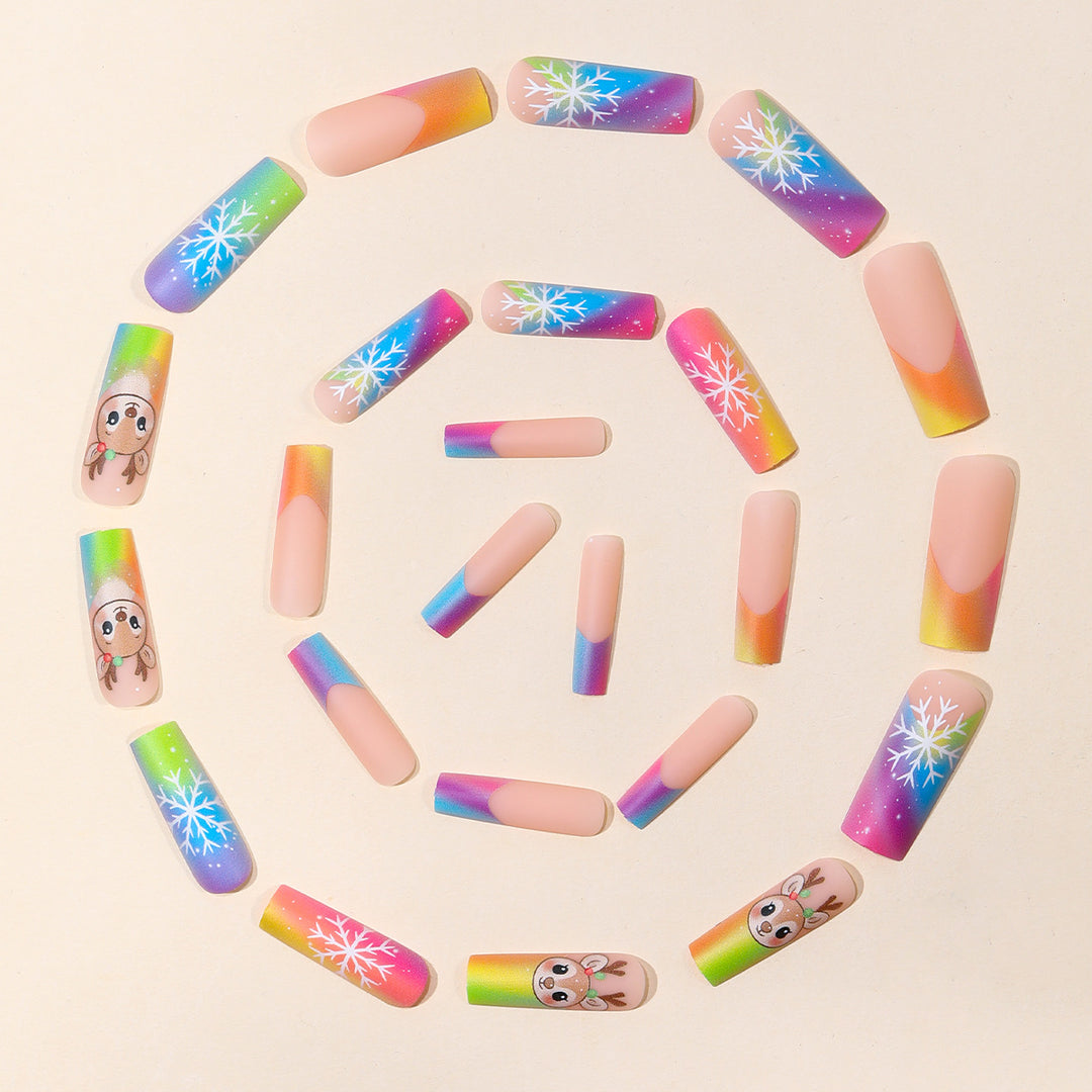 Festive Holiday Nail Art Extensions Stornfield
