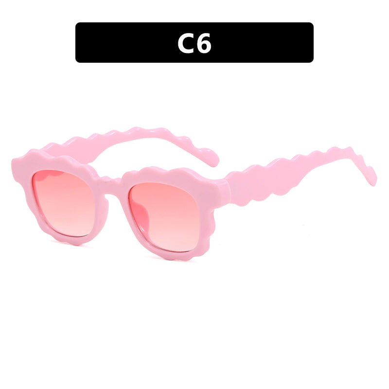 Women’s fashionable sunglasses with wavy frame Stornfield