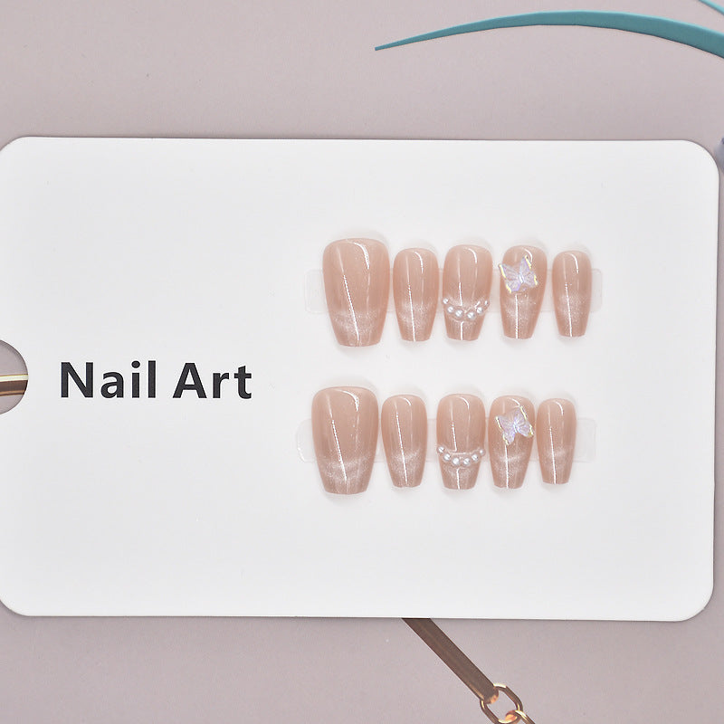 Artistic Press-On Nail Art Set Stornfield