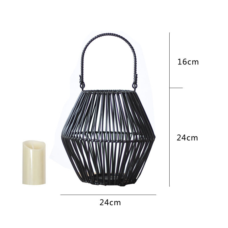 Decorative basket with handle Stornfield
