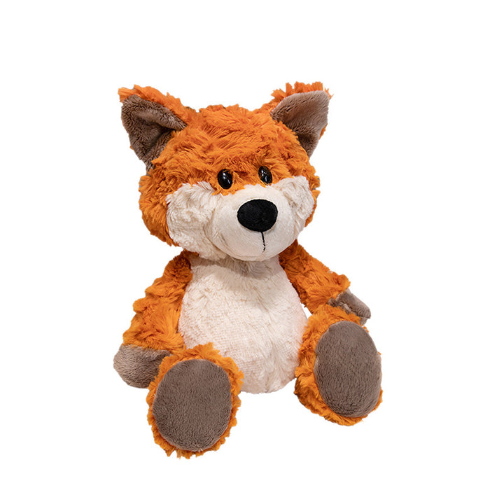 Plush Raccoon Soft Fur Sitting Stuffed Animal with Embroidered Face and Fluffy Tail Stornfield