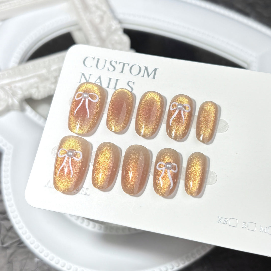 Luxury Press-On Nail Art Set