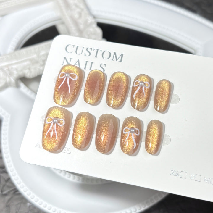 Luxury Press-On Nail Art Set
