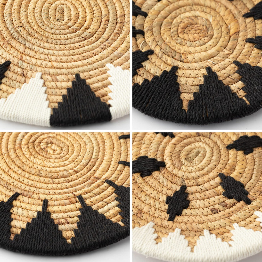 Round Table Coaster Made of Natural Materials Stornfield