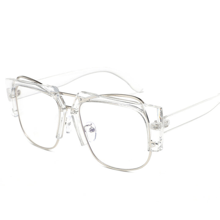 Women Fashion Square Sunglasses with Unique Chain Design Stornfield